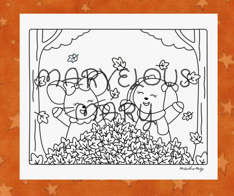 Printable - Autumn Leaves