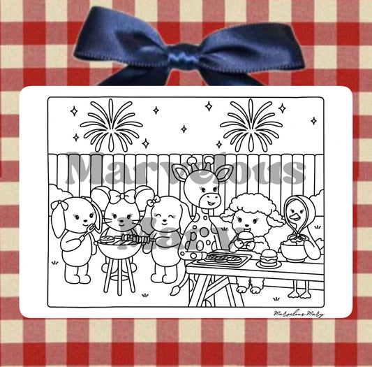 4th of July BBQ Printable!